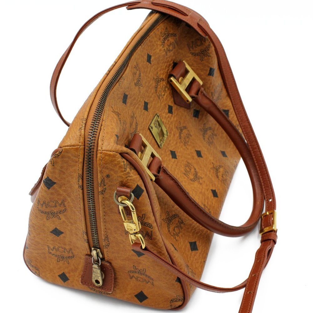 MCM Mini Boston Crossbody